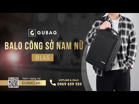 Video Balo chính hãng Gu Bag cao cấp GB-BL45 - youtube