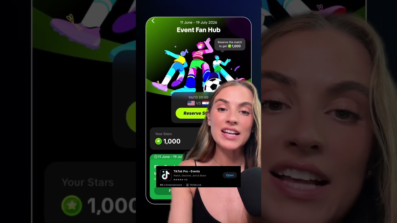 Loving TikTok’s new app, TikTok Pro Events. Download today & come hang with me! #ad #TikTokProEvents