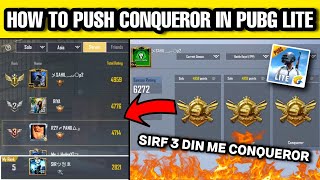 [2022] HOW TO PUSH CONQUEROR IN PUBG MOBILE LITE | TIPS AND TRICKS TO PUSH CONQUEROR IN PUBG LITE