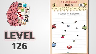 Brain Test 5 Level 126 Feed all of the lizards  screenshot 1