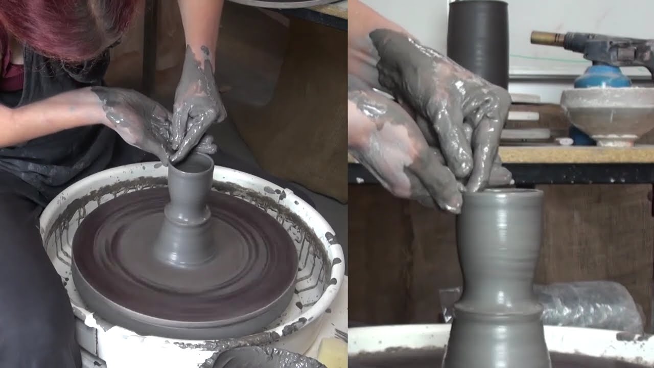 TOURNAGE : TECHNIQUE DE BASE / GOBELETS À LA MOTTE