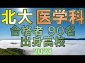 【祝合格】北海道大学/医学部・医学科 合格者の出身高校一覧 【2023年入試版】