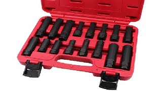 16pc Locking Lug Nut Master Key Set   SAE & Metric Wheel Lock Removal Kit Review, Useful and Nicely