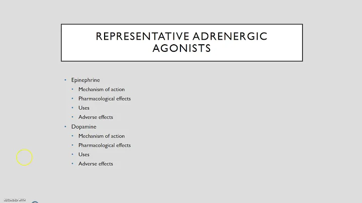 aDRENERGIC DRUGS FIRST LECTURE