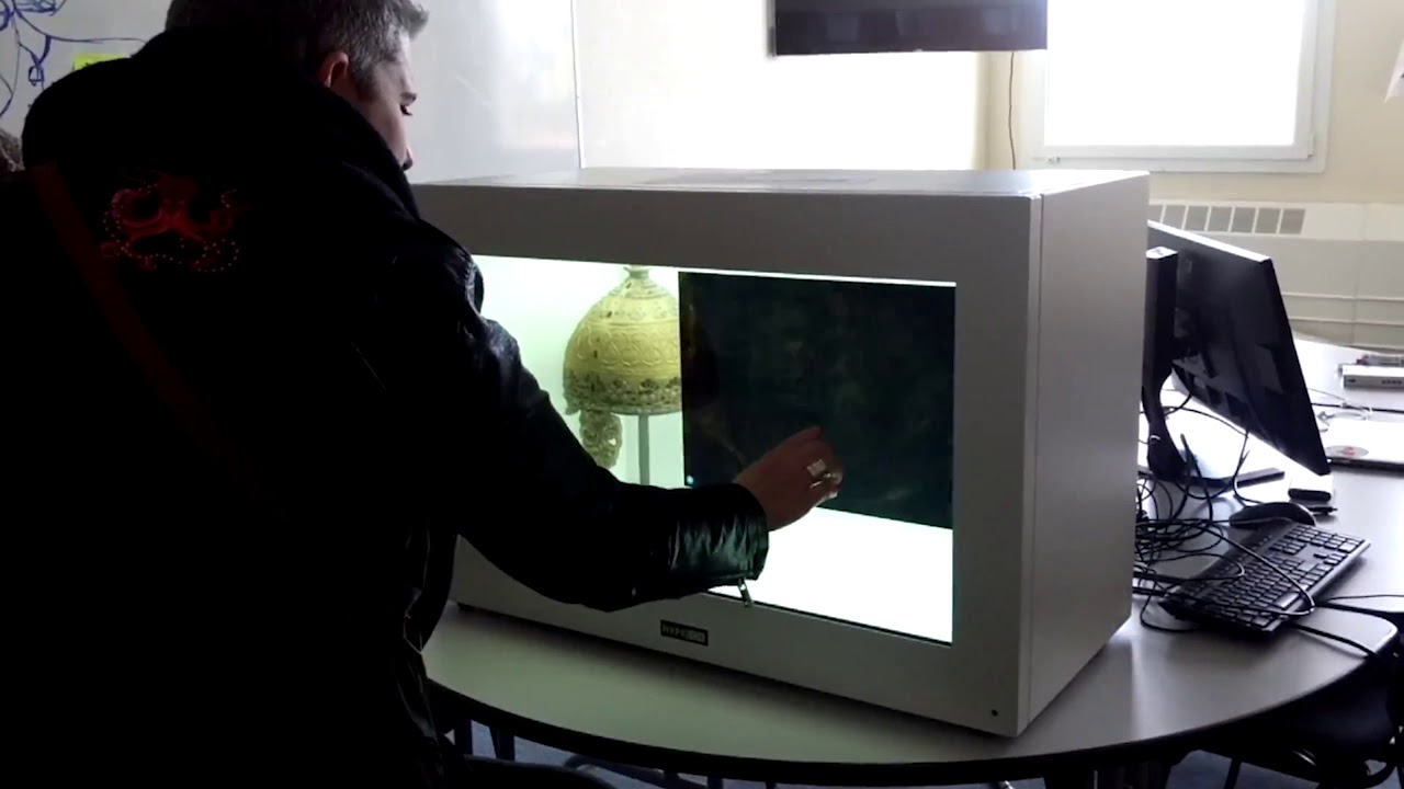 Beta testing de vitrine tactile et réalité augmentée