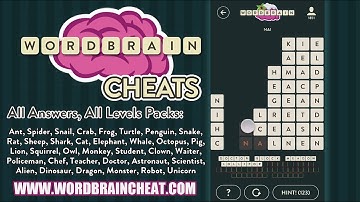 WordBrain Robot 1 Cheats | WordBrain Cheats | Robot 1 Answer