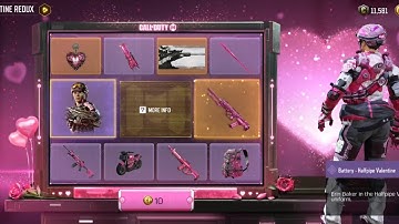 Trying to get Valentine  Redux Draw cod mobile