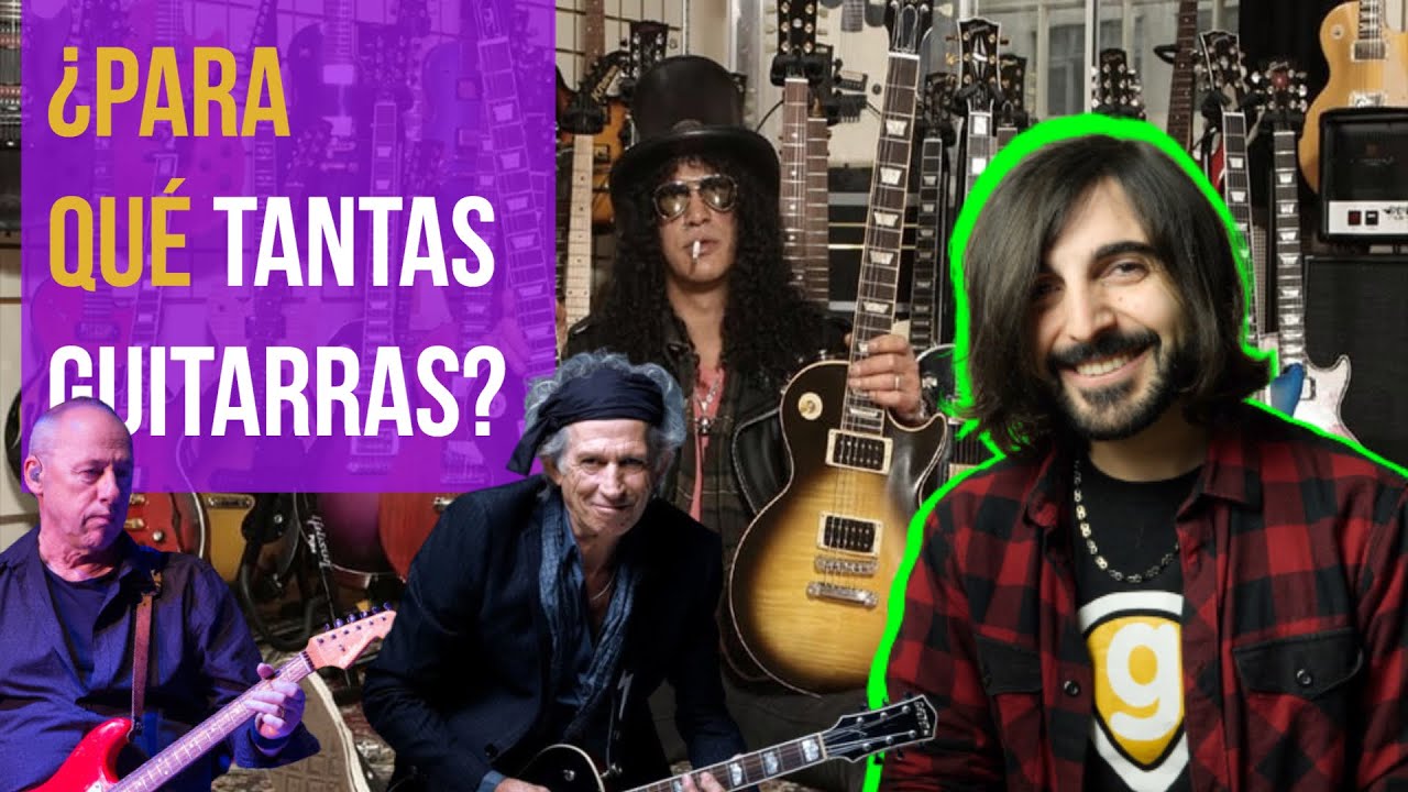 Por qué usan tantas guitarras en directo los guitarristas famosos? - YouTube