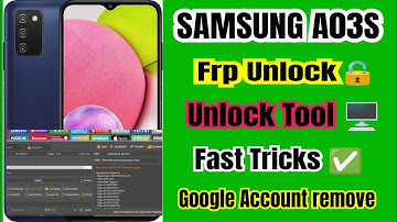 Samsung A03S FRP  Bypass  for  Unlock Tool 🖥️  A037f Google Account Unlock Android 11,12,13 2025