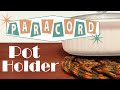 Paracord Trivet Pot Holder Ocean Plait Tutorial