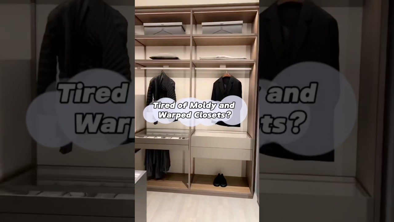 Sick of Scratched Closet Shelves? Aluminum = Durability + Style!