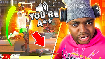 THIS TRASH TALKER CALLED ME A** SO YOU KNOW I HAD TO 1V1 HIM!!😭 NBA 2K25 BEEF WARS!🤣
