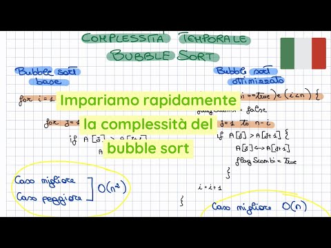 Video: Qual è la complessità peggiore del bubble sort?