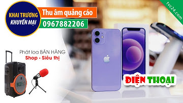 Thu âm quảng cáo KHAI TRƯƠNG cửa hàng điện thoại HC Mobile MC nữ đọc KHUYẾN MẠI hay