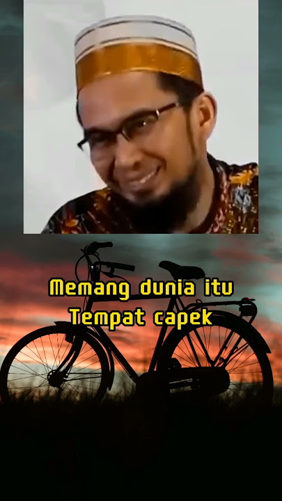 Dunia itu tempat capek || Ustadz adi hidayat#ustadzadihidayat #ceramah #dakwah#shorts #short