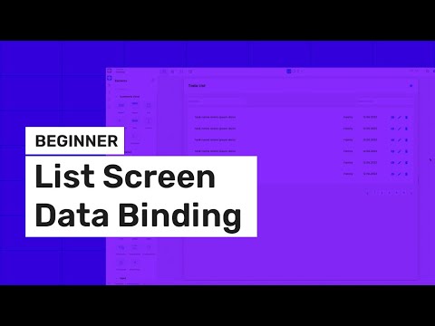 Kuika Beginner  List Screen Data Binding #5.1
