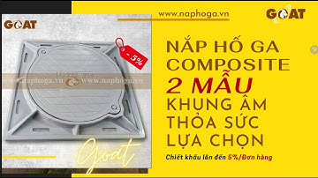 [ƯU ĐÃI] Nắp Hố Ga Composite Khung âm GOAT