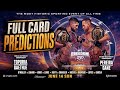 UFC FREEDOM 250 ( White House Card ) Full Card Predictions!