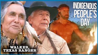 Walker Connects With His Indigenous Heritage | Walker, Texas Ranger Content