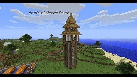 Minecraft Xbox 360: Guard Tower Build