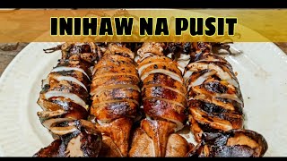 INIHAW NA PUSIT (Grilled Stuffed Squid)
