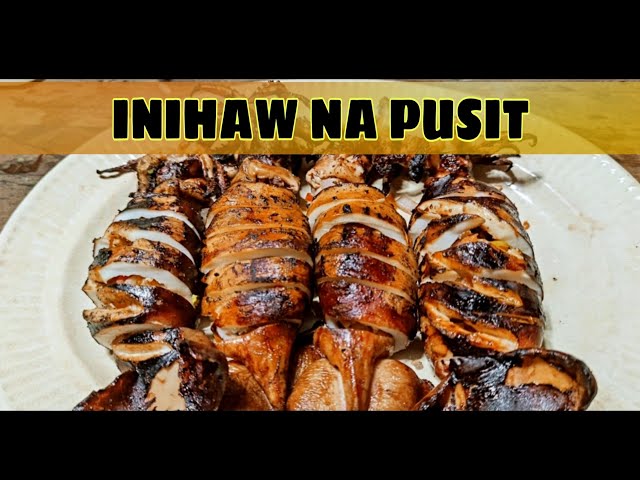 Inihaw Na Pusit Inihaw Na Pusit (Grilled Jumbo Squid) Kawaling Pinoy