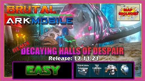 Remixed: Decaying Halls of Despair. Easy. With AsianRom3o Ark Mobile Dungeons. Brutal Server
