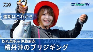 【ブリジギング】「盛期はこれから！積丹沖のブリジギング」North Angler’s TV｜秋丸美帆・伊藤麻衣