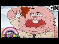 Richard is tormented by the delivery man  the slip  gumball  cartoon network