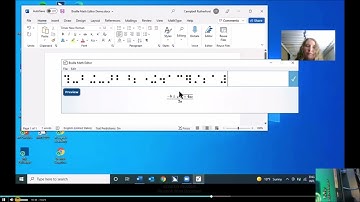 Braille Math Editor in Word with Jaws, Focus Braille Display by Campbell