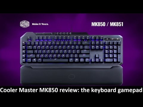 Cooler Master MK850 review: the keyboard gamepad