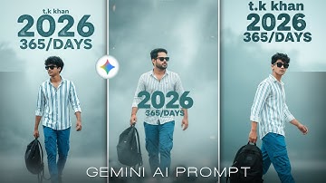 New Trending Ai Photo Editing 2026 / Happy New Year Photo Editing Prompt Google Gemini AI