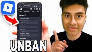 How To Unban Your Roblox Account Mobile - Tutorial