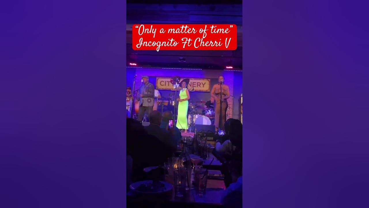 “Only a matter of time” Live @ The City Winery, Philadelphia #ustour #tourlife #cherriv #incognito