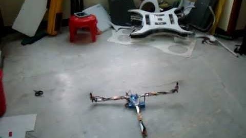 The AERODREAMERZ T-copter test flight.