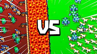 MAX CANNONS vs HORDE BOSS in Zero Stress King