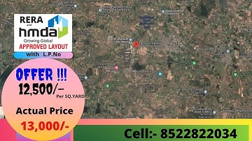 Chance Property (Open Plot) Tukkuguda Wipro Sez Maheshwaram Pulimamidi