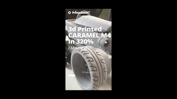 Making of 3d printed Caramel M4 in 320% on Snapmaker A350