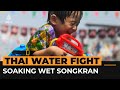 Soaking wet Thais celebrate first Songkran since pandemic | AJ #Shorts