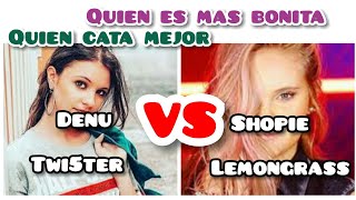 Shopie de lemongrass vs denu de twi5ter