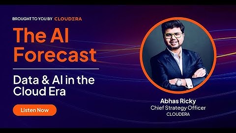EP 24 | Why AI Agents Are the Future of Enterprise AI with Cloudera’s Abhas Ricky