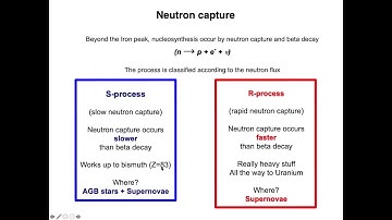ASTR 503 - Class 23 - Video 12 - S and R process
