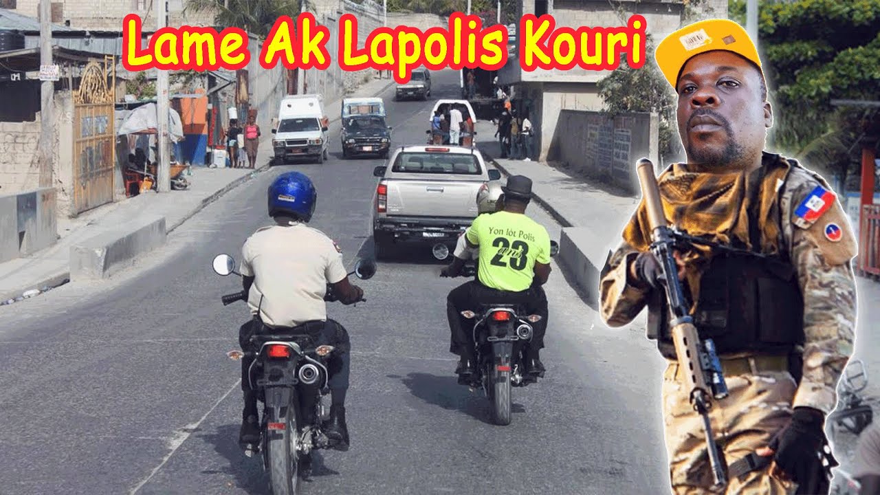 Neg GranRavin Desann Ak Inifòm Lapolis yo Kidnape Plizyè Machin Ak Pasaje yo Fè Lapolis Kraze Rak