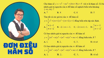 Sự đơn điệu của hàm số , đặt ẩn phụ và những điều cần lưu ý| Thầy Chinh Toán