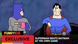 Superman Beats Batman At His Own Game