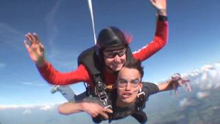 John Bradley Goes Skydiving