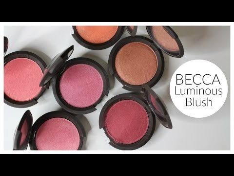 Video: Becca Tigerlily Shimmering Ādas Perfector Luminous Blush Review