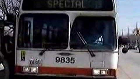 Mississauga Transit Orion VI 9835 on route 8 Cawthra