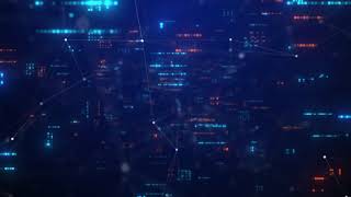 High tech digital world background 4k