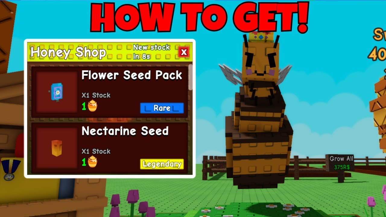 HOW TO GET POLLINATED FRUITS HONEY In GROW A GARDEN Roblox YouTube 